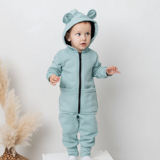Romper with bear ears