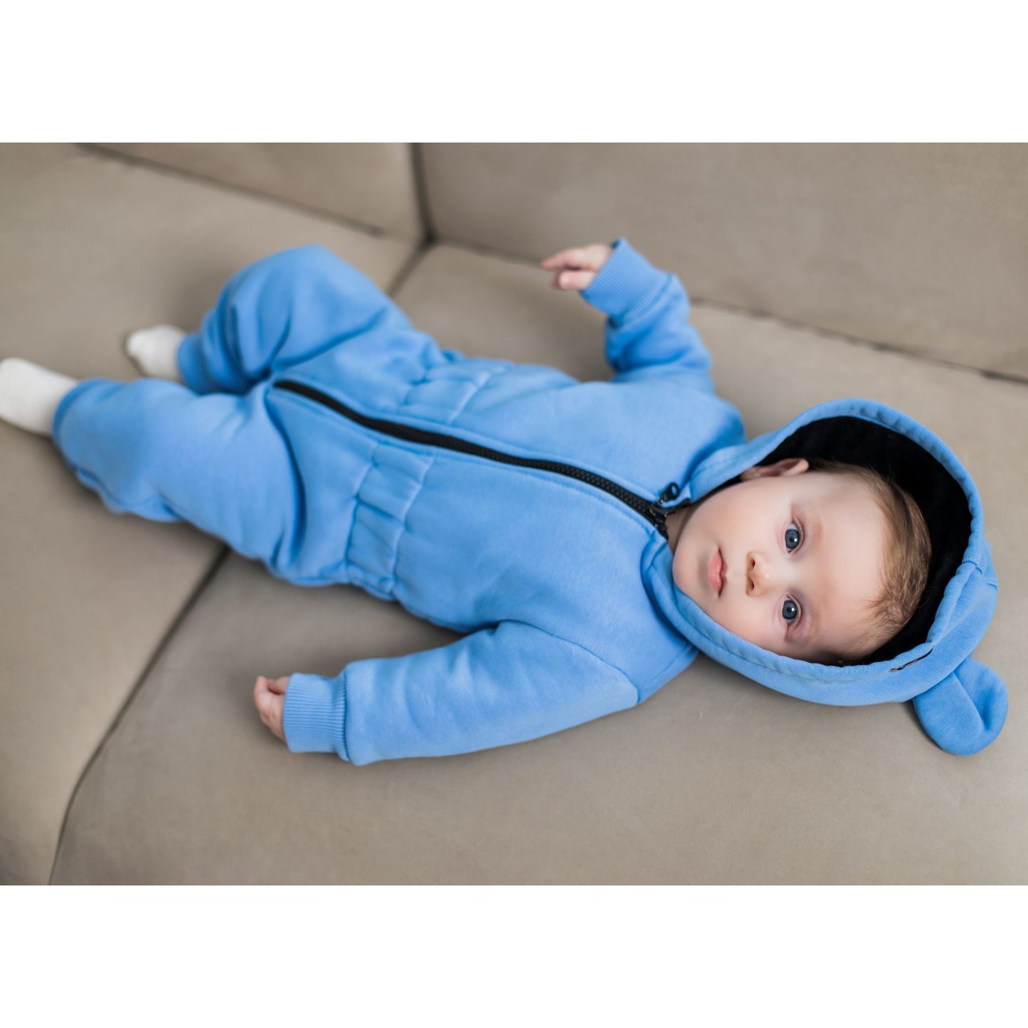 Romper with bear ears